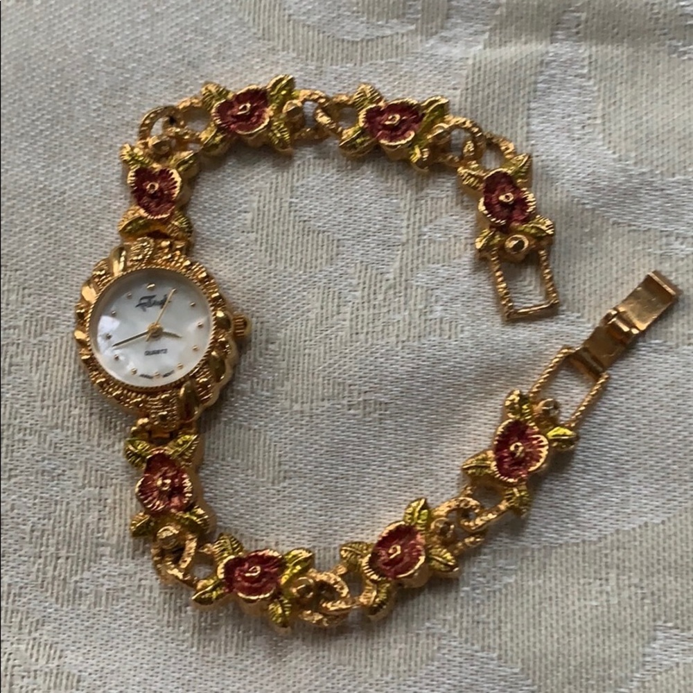 3 for $50 Faberge Estate floral watch